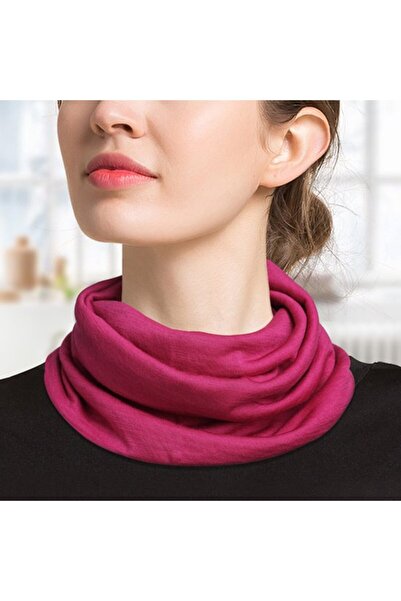 STARSTAR Women's wool headscarf light purple 32x19cm double-layer.