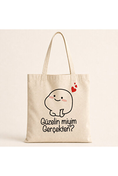 Kırtasiye Ofisi Da li sam zaista lepa? Torba od štampane tkanine
