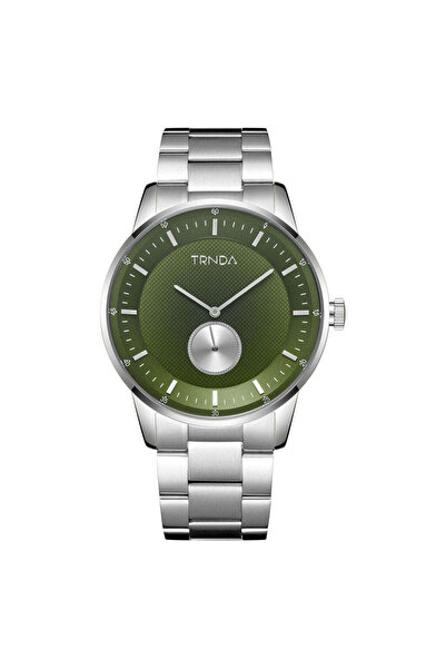TRNDA Men's Stainless Steel Watch, Seaweed Green Dial | Trnda43mm