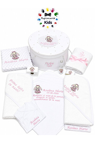 PapionarieKids Trusou Botez Fetita Iepuras