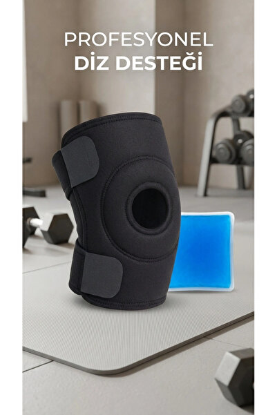 SORA GROUP Cross-Support Sports Knee Brace Thermogel for Meniscus Pain