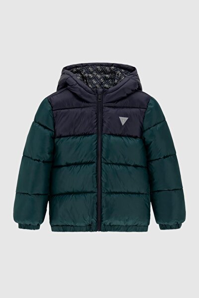 Guess Erkek Çocuk Koyu Yeşil Mont