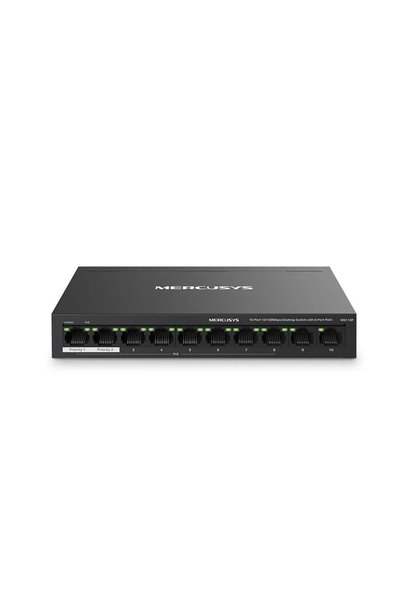 Mercusys SWITCH DE BĂRĂ 10 PORTURI MS110P POE, Interfață: 10× 10/100