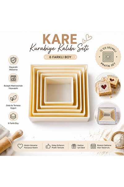 pratikpastacılık Volovan Set Boxed Flat - Daisy/Star/Snowflake/Circle/Drop/He...