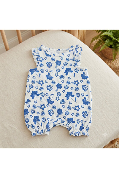 BİANCOFİGLİO Baby Girl Short-Legged Jumpsuit