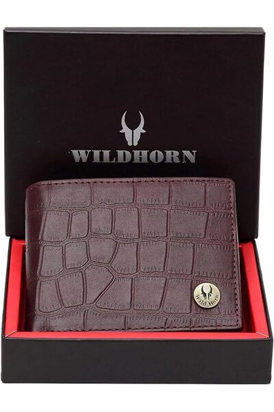 Wildhorn Men's Wallet from the Wyldehorn, Brown Color