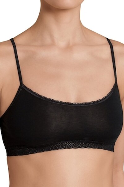 SLOGGI Sutien, EverNew Lace Top, negru, XS