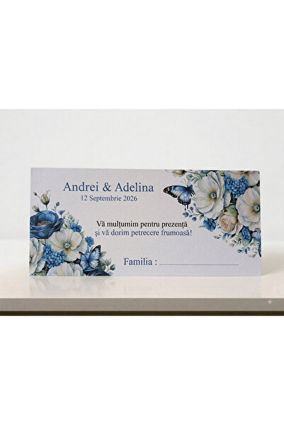 Generic Brand Set 50 Plicuri de bani pentru nuntă personalizate, model elegan...