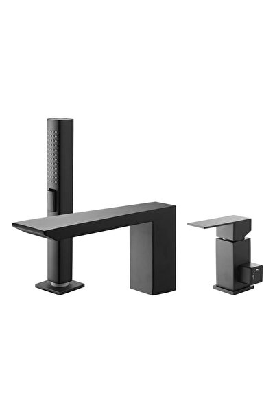 VEVOR Baterie pentru cada romana cu cap de dus, Negru, Inox, 227 x 72 x 175 m...