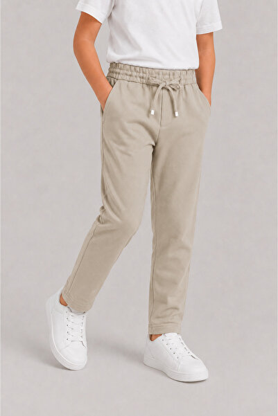 GİYİYORUM Pantaloni jogger pentru băieți |   Țesătură King Pike |   Cu șiretu...