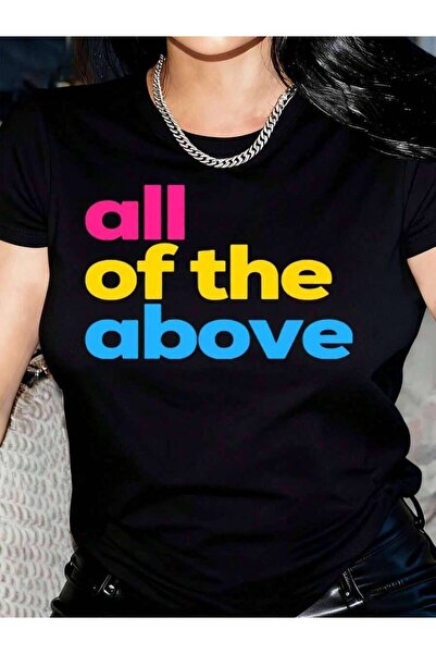 2BIR Women's T-Shirt Of The Above Casual Crew Neck Short Sleeve, Suitable Eve...