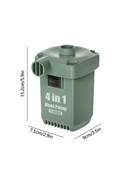 MACON Portable Electric Air Pump & Deflator for Inflatables | Fast 260L/min Inflation,USB-C Rechargeable
