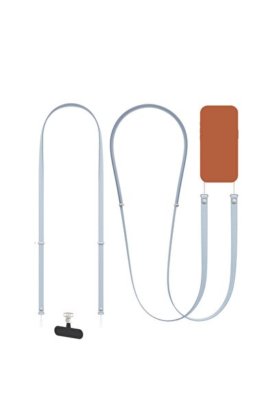 choice2 light blue Magnetic Crossbody Straps Phone Case Lanyard Adjustable Ne...