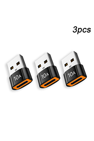 Choice3 Type-C to USB-A 3pcs USB A 10A OTG Type C Female to USB A Male USB to...