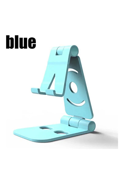 Choice3 Sky Blue Portable Mobile Phone Holder Bracket Mount Desk Stand