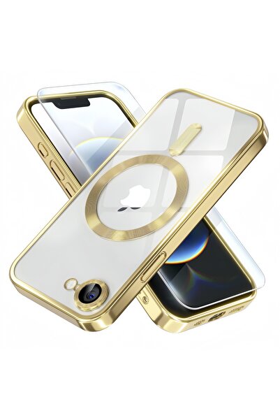 Choice7 iPhone17e Case & Screen Protector Gold Magnetic Official Titanium Cas...