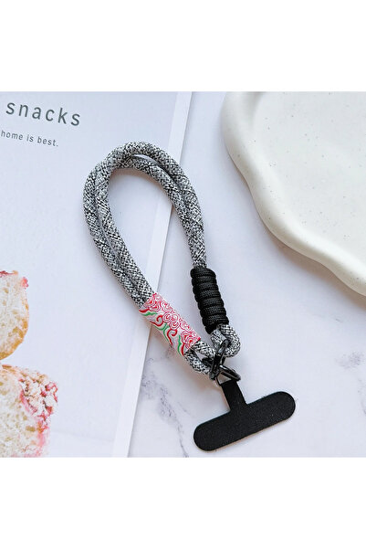 Choice7 Black Universal Lanyard Mobile Phone Lanyard Wrist Strap Short Rope H...