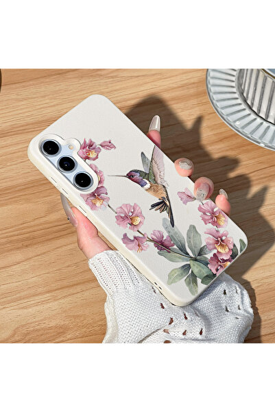 Choice39 Galaxy A57 White02 IM51 Hummingbird Flowers Lychee Phone Case For A5...