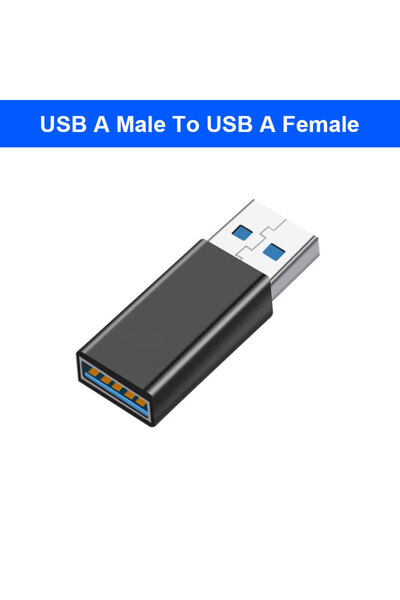 choice2 A Male To A Female USB 3.0 OTG Type C Adapter USB C Male to USB-A Mal...