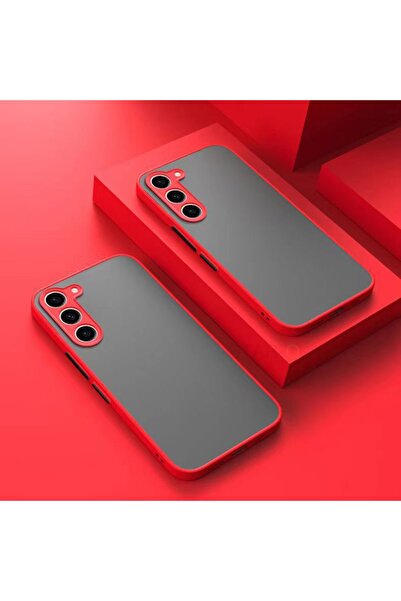 Choice S26 Red Luxury Armor Matte Hard PC Case for S26 S25 S24 S23 S22 S21 S2...
