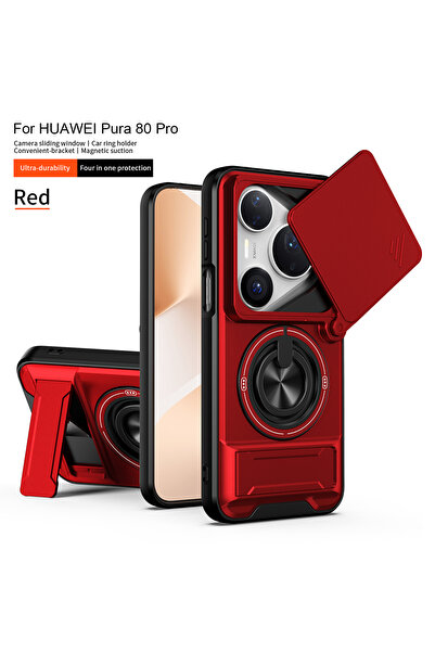 Choice24 Huawei Pura 80 Pro SJia - Red For Pura 80 Ultra Case Pura 80 Pro + P...