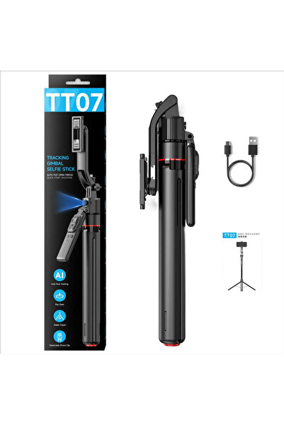 PopZa AI Face Tracking Gimbal Tripod TT07 – Smart Auto-Tracking Phone Stand f...