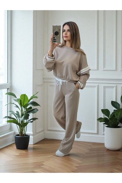 Azara Skyler viscose suit - Beige