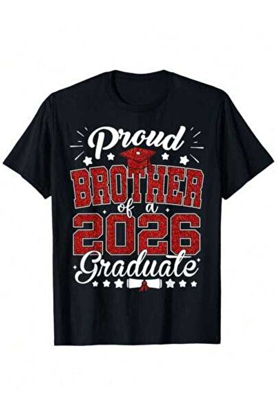 23ERVA Proud Brother Of A Graduate Senior 2026 T-Shirt, Unisex - Fall Winter,...
