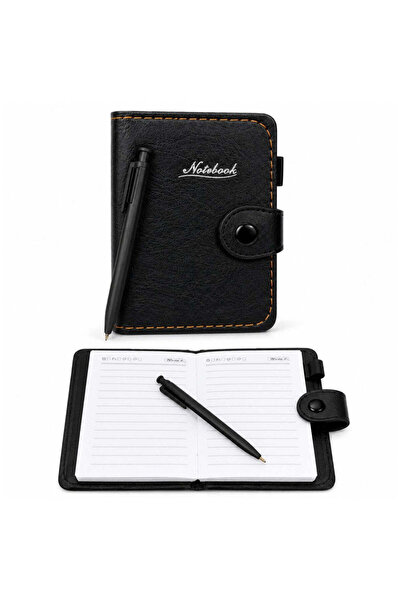 JML Agenda A7 cu Copertă 10.5x7.5cm, din Piele Ecologică, 100k, Închidere cu ...