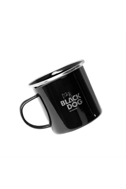 zerzembe Blackdog Enamel Mug Stainless Steel Camping Cup 350 ml