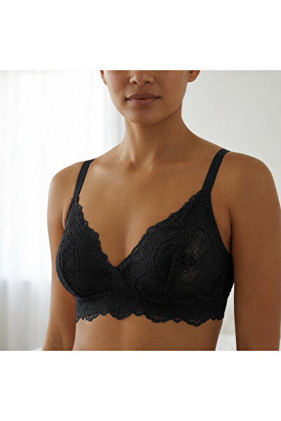 BONBON Women's Clothing Unpadded Unwired Lace Bralet Bra Bb2789