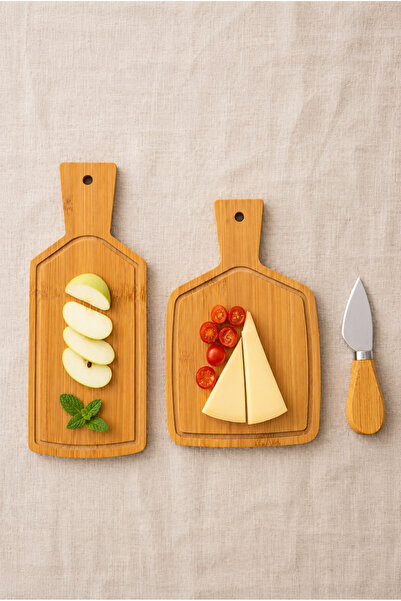 Heda Porselen Just Chef 3 Piece Bamboo Serving Set – 23 X 9 X 0.8 cm