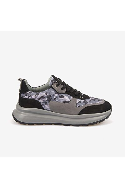 KEMAL TANCA Men's Genuine Leather Camouflage Patterned Multi-Sport & Sneaker ...