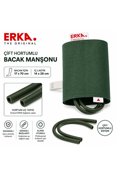 Erka Perfect Aneroid Çift Hortumlu Bacak Tansiyon Manşonu I Bacak Manşonu I M...