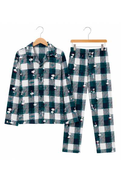 zahider Boy's Cotton Buttoned Long Sleeve Pajama Set
