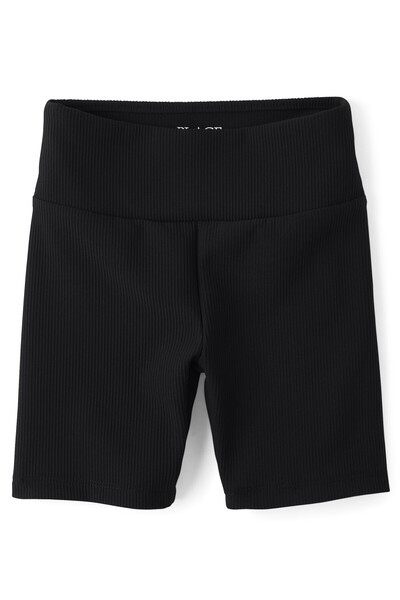 The Children's Place Girls Quick Dry Textured Ribbed Bike Shorts