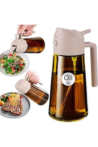 GENERAL YARRAMATE 16oz/470ml Light-Blocking Dark Oil Sprayer for Cooking, 2 i...