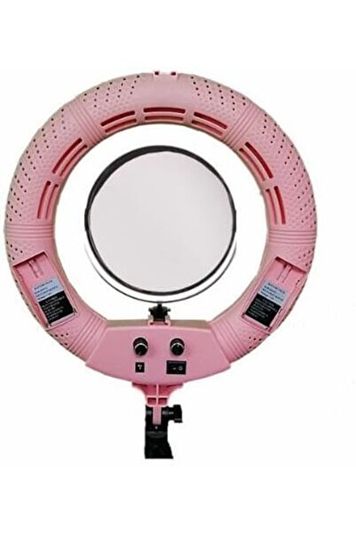 Generic SA-CAM- Yidoblos FS-390II مصباح حلقي وردي LED بإضاءة حيوية متعددة الأ...