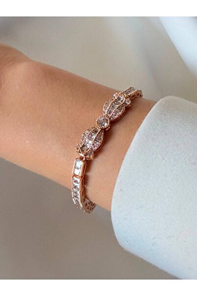 ZÜLİSCH Xuping Bracelet Original Rose Gold Zircon Stone Bracelet