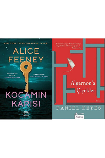 Yabancı Yayınları Kocamın Karısı + Algernon’a Çiçekler 2 Kitap Set