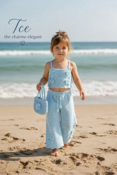 tce the charme elegant Hand-Knitted Special Design Baby Set