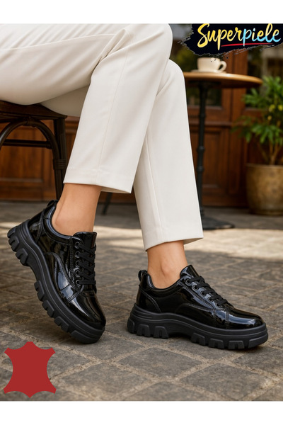virboti Sneakers la modă de damă din piele naturală super ușori și comozi
