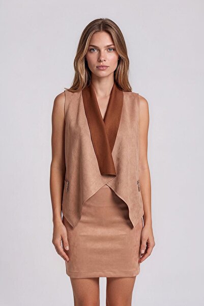 Vitrin Casual Suede Vest