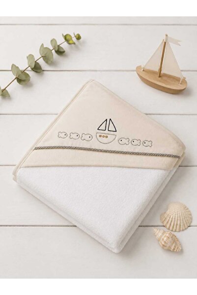 Panfilia 100% Cotton Baby Hooded Bath Towel Swaddle & Baby Birth Gift