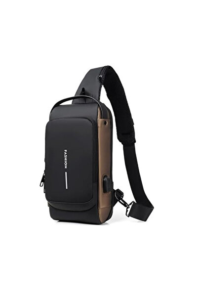 Lacoz Anti Theft Sling Bag with USB Charging Sport Sling Anti-Theft Shoulder ...