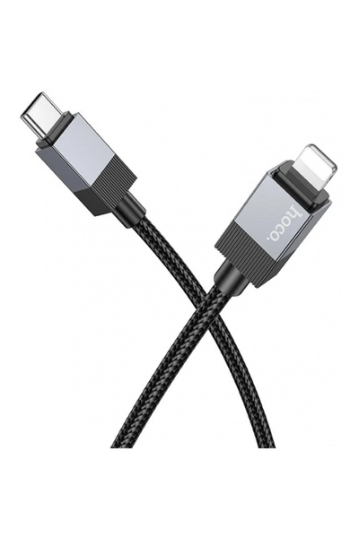 Hoco Cablu Date si Incarcare USB-C - Lightning X110, 27W, 1m, Negru
