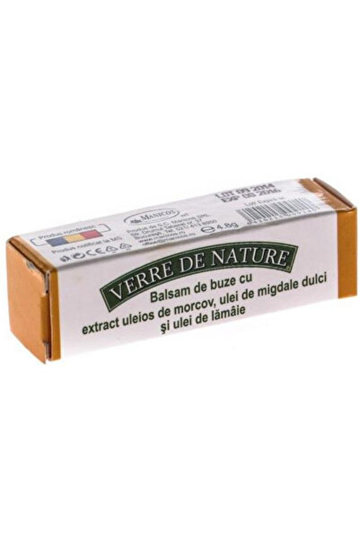 Manicos Lip Balm with Manioc Carrot Oil Extract, 4.8g