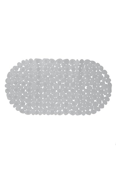 Zâna Casei Covoraș de baie antiderapant Gri Piatră 68x35cm