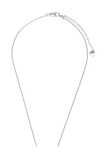 French Connection Women Sculptural Bean Pendant Necklace