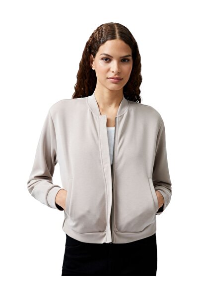 French Connection Women Wren Longsleeve Zip Through Bomber